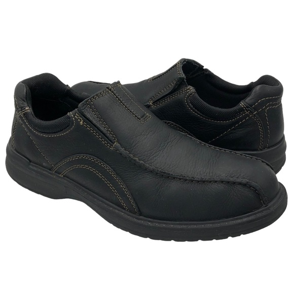 Clarks Other - Clark’s Pickett Mens Size 8.5 Black Slip On Walking Shoe